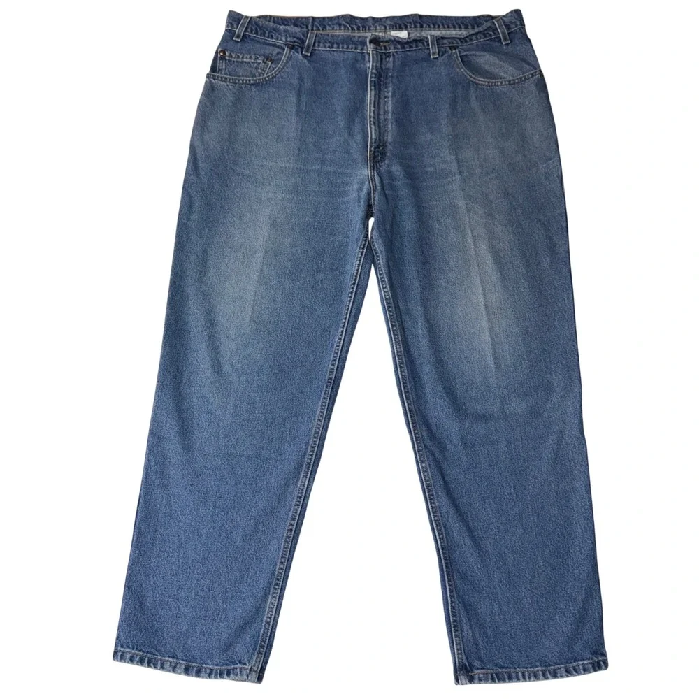 Vintage Levis 545 Jeans Mens 44*x32 Blue Loose Fit Straight Leg Skater 90s
